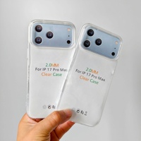 Housse de protection transparente souple en TPU de 2.0mm pour Samsung S25 Edge Ultra Plus S24, protection antichoc pour téléphone portable