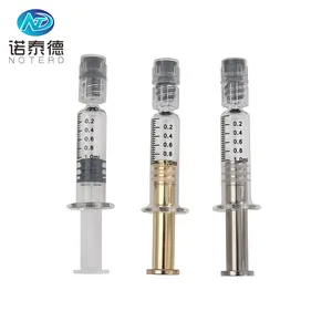 Factory Price 1ml Oil Prefilled Glass Syringe With Airtight Luer Lock Cap