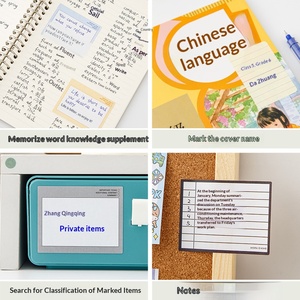 Blocs-notes autocollants transparents à haute esthétique, créatifs, pour la correction des erreurs, pour étudiants, taille personnalisable - Product Image 2
