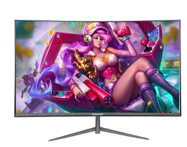 24 Inch LED Desktop Computer Monitor 1800R Curved Screen for Gaming