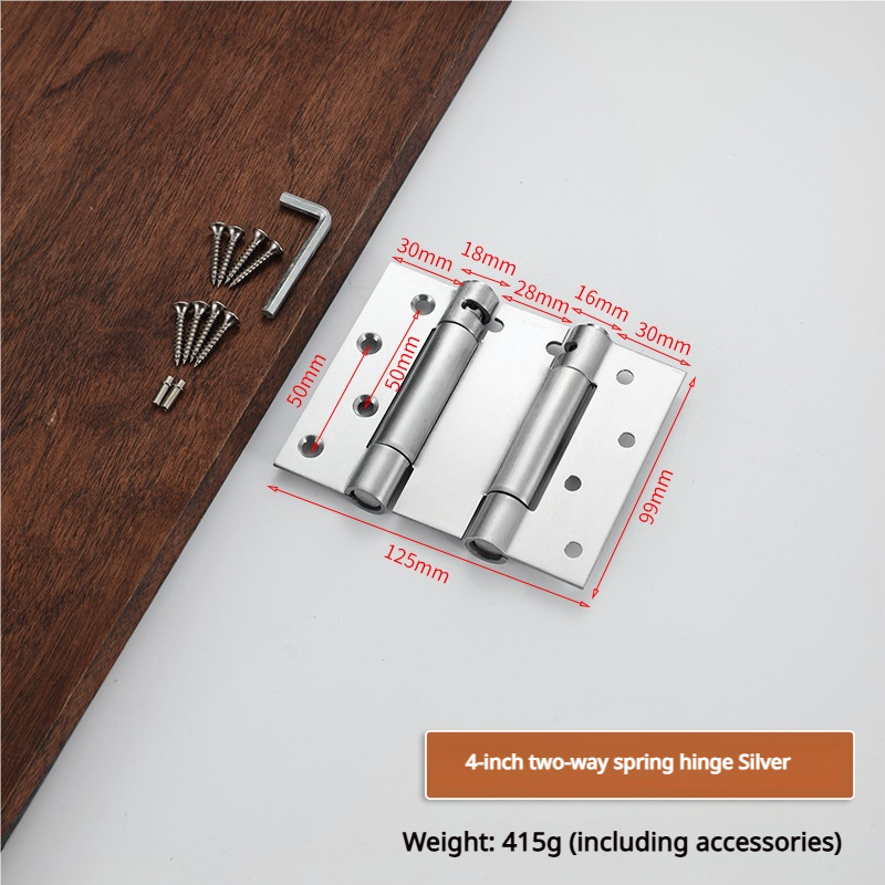 บานพับสปริงสองทาง4นิ้ว