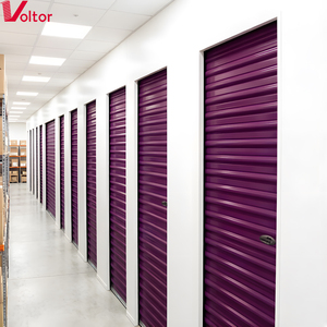 Unité de stockage miniature en acier commercial, entrepôt extérieur, atelier, entrepôt avec porte enroulable, porte à enrouleur - Product Image 1