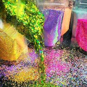 Paillettes Chunky Multicolores Métalliques Rose Noir Blanc pour <span class=keywords><strong>Noël</strong></span>, Ongles, Gobelets et Décoration de Boules à Neige - Product Image 5