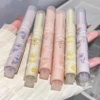 Lot de 3 crayons à lèvres « Langage des fleurs » – Coffret cadeau de crayons à lèvres mats multicolores