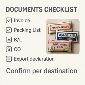 <span class=keywords><strong>Funda</strong></span> de Cojín Personalizada Moderna con Diseño de Mahjong en Punto de Cruz, Textura 3D, Poliéster, Cierre de Cremallera, Logotipo Personalizado, Monograma para el Hogar - Product Image 6