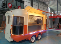 Remorque à café mobile commerciale, stand à café extérieur personnalisé, camion de restauration, kiosque à café