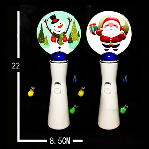 Varita Mágica Giratoria con Luces LED Personalizadas, Juguete de Regalo para Pascua, Cumpleaños, Halloween y Navidad, Precio de Fábrica - Product Image 5