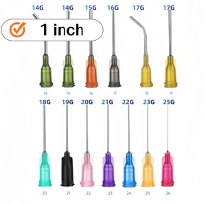 Puntas de aguja dispensadoras de plástico-acero roscadas LK de 1/4'', 0.5 pulgadas, 1'', 3/2'', 13 mm para cultivo de hongos y uso industrial - Product Image 5