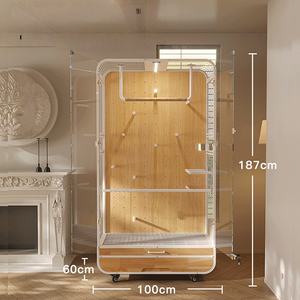 Fabriek Direct Luxe Houten Paneeldeur Vogelkooi Fokken Mens Middelgrote Duurzame Hoogwaardige Vogelkooien - Product Image 4