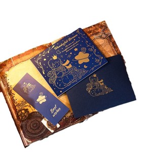 Biglietto d'Auguri con Stampa a Caldo del <span class=keywords><strong>Piccolo</strong></span> <span class=keywords><strong>Principe</strong></span> e della Rosa, Benedizione Romantica per Compleanno - Product Image 5