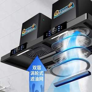 เครื่องดูดควันโกลเด้น ดราก้อน รุ่นเชิงพาณิชย์ ขนาด 1.5-2 เมตร ดูดควันด้านบน กำลังสูง 200 วัตต์ขึ้นไป แผงกระจกนิรภัยไฟฟ้า - Product Image 5