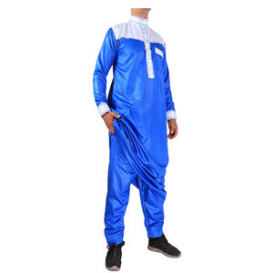 نوعية جيدة قطر كورتا العربية مسلم الإسلام الملابس مجموعة رجل Jubba الثوب بلوزات وسراويل الرجال OEM خدمة طويلة الأكمام الكبار - Product Image 4