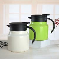 Bouteille isotherme domestique 500 ml en acier inoxydable 316 avec poignée et couvercle, double paroi sous vide, isolation thermique 6-12 heures