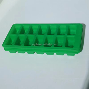 14 lỗ vuông tủ lạnh thực phẩm nhựa silicon <span class=keywords><strong>ICE</strong></span> <span class=keywords><strong>CUBE</strong></span> khay tùy chỉnh <span class=keywords><strong>Ice</strong></span> <span class=keywords><strong>Cube</strong></span> - Product Image 5