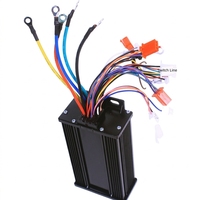 Contrôleur de vitesse de moteur à onde sinusoïdale à trois modes, 12 transistors, 48V/60V/72V, 600W, édition noir-or, ZJ-DHJ15G-48V60V72V-800W-011
