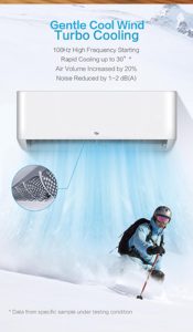Climatiseur Inverter Split 12000 BTU à Faible Consommation avec <span class=keywords><strong>Télécommande</strong></span> <span class=keywords><strong>pour</strong></span> Camping-car, Maison et Hôtel - Product Image 2