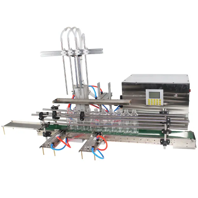 Máquina de llenado automática de fertilizante peristáltico cosmético corrosivo de escritorio, botella de líquido calentado, grado alimenticio