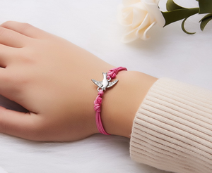 Lettre <span class=keywords><strong>d</strong></span>'amour personnalisée Charm faire un vœu bracelets <span class=keywords><strong>en</strong></span> corde rouge femmes Love Heart Birds Leaf bracelets sur cartes Cadeaux <span class=keywords><strong>d</strong></span>'amitié - Product Image 6