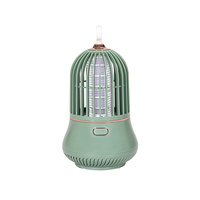 Lampe anti-insectes rechargeable USB GECKO YPD, mini piège à insectes portable, forme de cage à oiseaux pour chambre à coucher, salon
