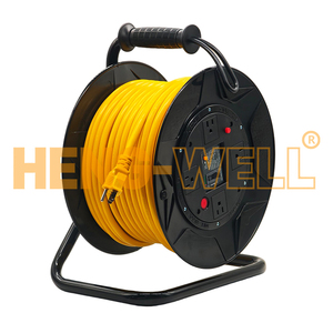 Enrouleur de câble électrique prises US EU 20M 25M 40M <span class=keywords><strong>50M</strong></span> Câble rétractable IP44 pour usage domestique et extérieur - Product Image 3