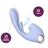 GINYA - Vibrateur à succion exclusif avec brevet de succion - Jouets sexuels pour femmes - Stimulateur clitoridien - Masseur du point G pour adultes