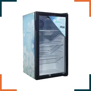 Meisda sc98 98L nóng bán thương mại cửa kính hiển thị tủ lạnh