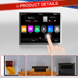 Podofo Cho Jeep Grand Cherokee/Challenger/Wrangler/La Bàn 2018-2023 8.4 Inch LCD Màn Hình Cảm Ứng Hiển Thị Uconnect Đài Phát Thanh <span class=keywords><strong>Navigation</strong></span> - Product Image 6
