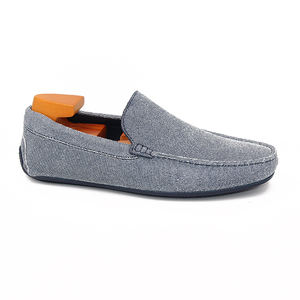 Guangzhou Shoe Factory, mocasín de estilo alto hecho a medida para hombre, mocasín para conducir, <span class=keywords><strong>zapatos</strong></span> antideslizantes de cuero, plantilla de goma descalza, Primavera - Product Image 1