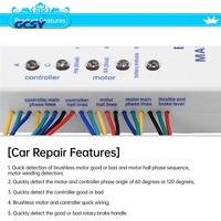 Appareil de réparation d'électromobiles, testeur de batterie et de contrôleur de véhicule électrique, détecteur d'entretien pour vélos électriques 24V 36V 48V 60V 72V