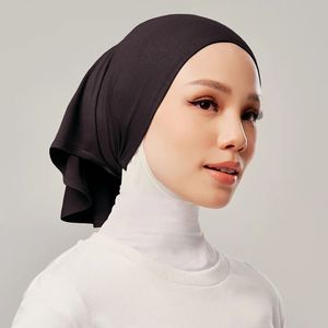 Nouveau Foulard <span class=keywords><strong>Hijab</strong></span> Personnalisé en Gros, Chapeau en Coton Jersey Respirant, <span class=keywords><strong>Hijab</strong></span> Intérieur Modal Musulman Malaisien pour Femmes Musulmanes - Product Image 1