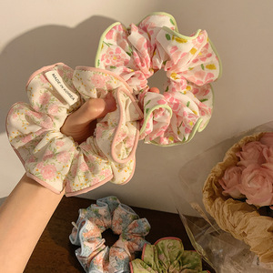Chouchous pour Cheveux Jiamu au Design Tendance à Motif Petites Fleurs, Accessoires pour Cheveux Élégants et Charmants pour Filles, Meilleures Ventes d'Usine en Stock - Product Image 2