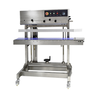 Heavy Duty 10-50kg Grand Snack Alimentaire Sac En Plastique Bande Scellant Film Vertical Large Type Machine De Scellage Continue