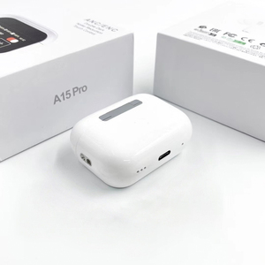 หูฟังไร้สาย <span class=keywords><strong>A15</strong></span> <span class=keywords><strong>Pro</strong></span> LCD หน้าจอสัมผัสสีสันสดใส พร้อมระบบตัดเสียงรบกวนแบบแอคทีฟ รองรับการฟังเพลง เล่นเกม ดูหนัง และระบบเสียงสามมิติ - Product Image 3