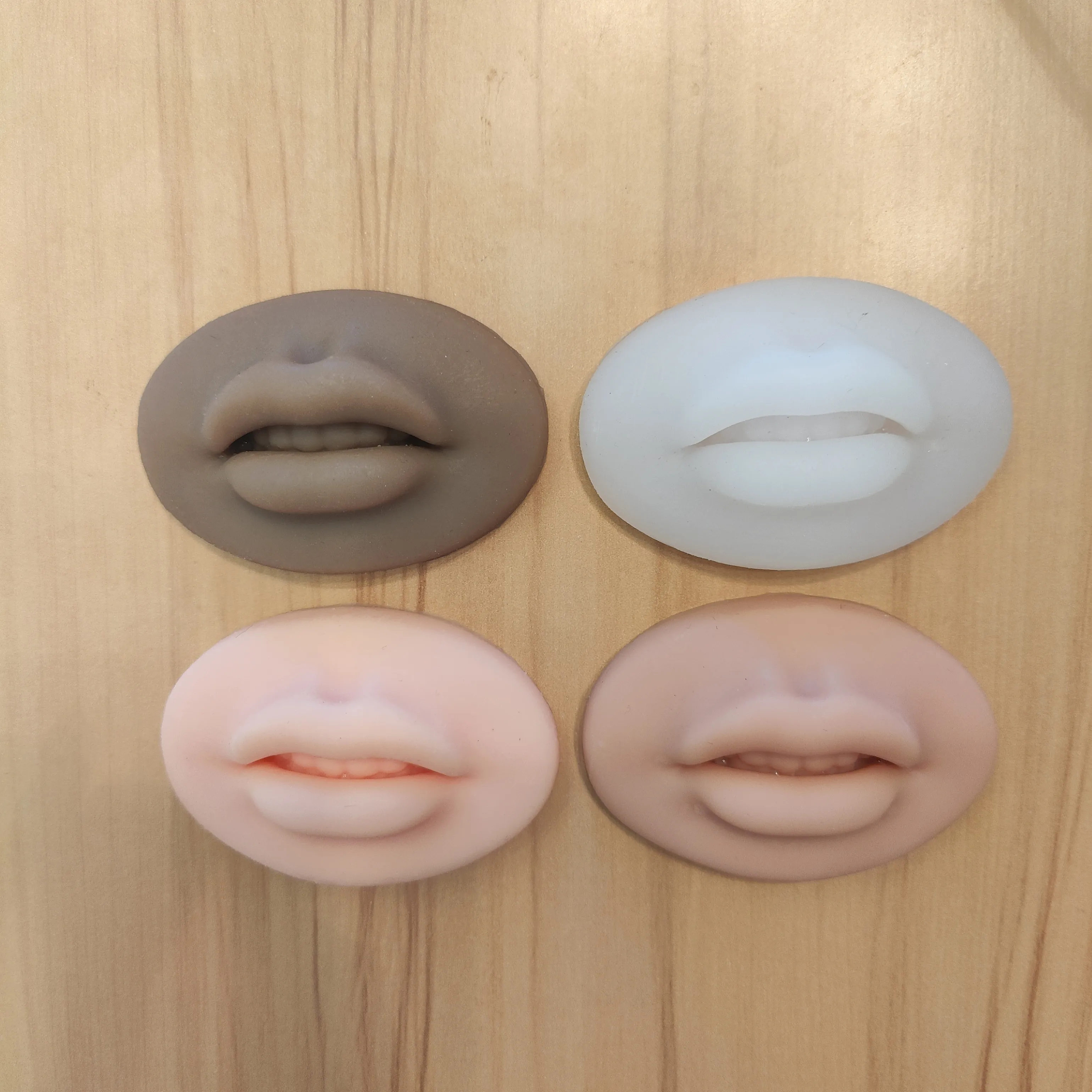 Mise à niveau du modèle de lèvres en Silicone souple authentique 5D bouche ouverte modèle de lèvres en Silicone peau réelle 5D peau de pratique en Silicone Flexible 2022