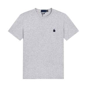 T-shirt da <span class=keywords><strong>uomo</strong></span> a girocollo tinta unita con etichetta ricamata, personalizzabile, 100% cotone puro, <span class=keywords><strong>abbigliamento</strong></span> maschile di alta qualità - Product Image 4