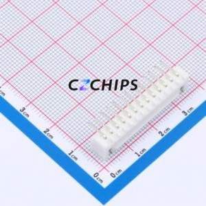 W254110K-13PW2113 Wire-to-Board Pin Header Bent Lead Through Hole,P=2.5mm Connector 1x13P 2.5mm Right Angle Insert XHB - Product Image 2