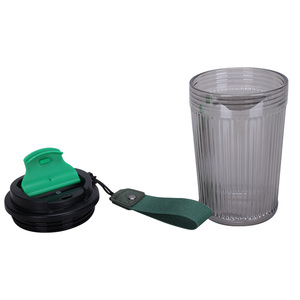 Joli cadeau 500Ml haute qualité personnalisé Portable en gros haute tasse à café en verre borosilicaté avec couvercle - Product Image 3
