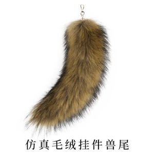 <span class=keywords><strong>Cola</strong></span> <span class=keywords><strong>de</strong></span> <span class=keywords><strong>Zorro</strong></span> Plateado Esponjosa al por Mayor <span class=keywords><strong>de</strong></span> China, Color Natural, <span class=keywords><strong>Cola</strong></span> <span class=keywords><strong>de</strong></span> Piel Grande para Fiestas <span class=keywords><strong>de</strong></span> Niñas, Decoraciones Creativas y Divertidas para Fiestas - Product Image 2