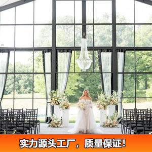 Carpa Transparente para Bodas, Estilo Atrio, Pabellón para Eventos al Aire Libre, Estructura de Aleación de Aluminio, Tela de PVC Impermeable, Uso en las Cuatro Estaciones - Product Image 4