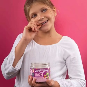 Gomitas de Hierro Veganas de Marca Privada OEM para Niños, Libres de Alérgenos, con Complejo B, Vitamina C, Biotina y Zinc - Product Image 3