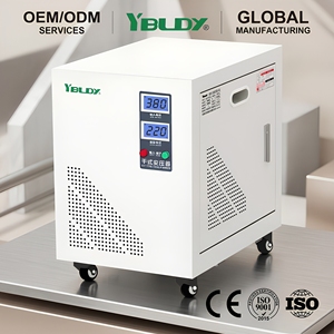 <span class=keywords><strong>Transformateur</strong></span> abaisseur de <span class=keywords><strong>tension</strong></span> YBLDY 240V 110V triphasé 2kVA 5kVA 8kVA, Variac 220V vers 380V, <span class=keywords><strong>transformateur</strong></span> de <span class=keywords><strong>tension</strong></span> 380V vers 220V, vente en gros - Product Image 1