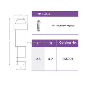 نظام متعدد التناظرات قائم على التيتانيوم لأنظمة زرع ADIN يدعم نموذج الحجر المستقر وكفاءة عملية العمل في المختبر - Product Image 2