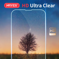 MRYES Lot de 3 protecteurs d'écran en verre trempé transparent 2.5D HD 9H pour iPhone 16 Pro Max iPhone 17 Pro Max iPhone 15 Pro Max