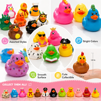 Lot de jouets canards en caoutchouc en gros, assortiment de canards jaunes, canards jeep, jouets flottants pour bain et piscine, décorations pour fêtes aquatiques