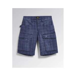 DIADORA UTILITY - 702.179824-60027/M Bermuda bleu cargo d'été uni effet vieilli PANTALON DE TRAVAIL - Product Image 1