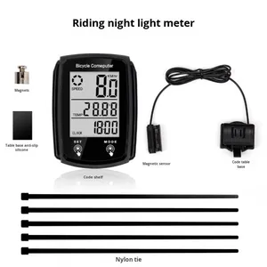 Velocímetro Inalámbrico para Bicicleta con Pantalla Táctil, Odómetro, Luz Nocturna, Material ABS Impermeable, para Bicicleta de Montaña - Product Image 2