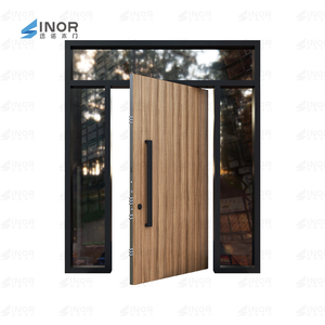 เดือยประตูห้องเข้าไม้ประตูทางเข้าภายนอกประตูหมุน - Product Image 1