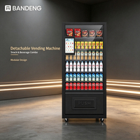 BANDENG 6610SS 10T - Máquina Expendedora Combinada Sin Supervisión con Rango de Refrigeración de 4°C a 25°C, Pantalla Táctil y Color de Gabinete Personalizado