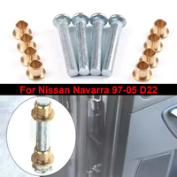 Kit de réparation de charnière de porte de voiture 4pcs Convient pour 1997-2005 Nissan Navara D22 Frontier Pickup Car Door Hinge Pin Lock