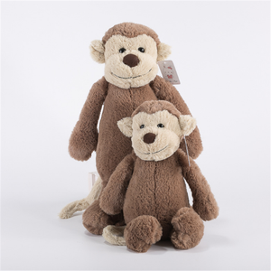 ของเล่นตุ๊กตาลิงสีน้ำตาลปุย27ซม.-เพื่อนนอนนุ่มสำหรับเด็กเป็นมิตรกับสิ่งแวดล้อมและสามารถซักได้ - Product Image 5